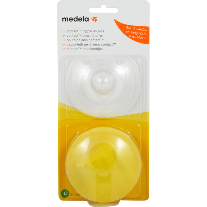 medela Contact Brusthütchen Größe L, 2 pc Paquet