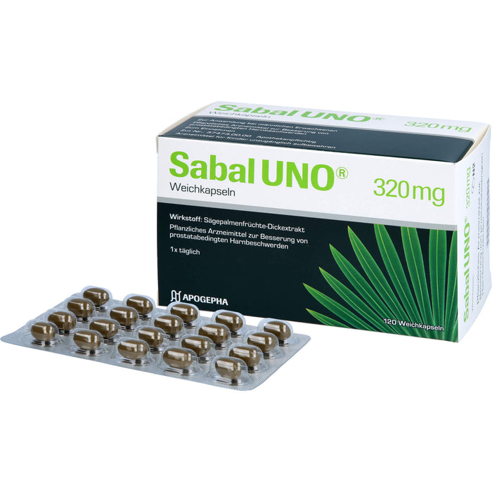 Sabal Uno 320 mg Weichkapseln, 120 St. Kapseln