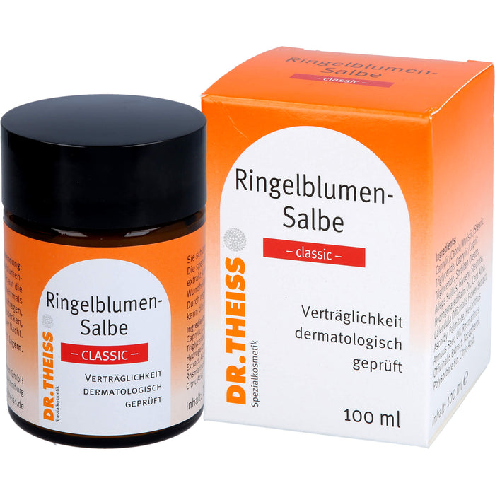 Dr. Theiss Ringelblumen-Salbe Classic schützt und pflegt die Haut, 100 ml Ointment