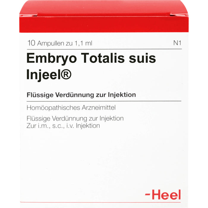 Embryo totalis suis Injeel Amp., 10 St AMP