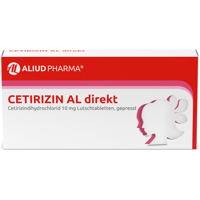 Cetirizin AL direkt 10 mg Lutschtabletten bei Allergien, 7 St. Tabletten