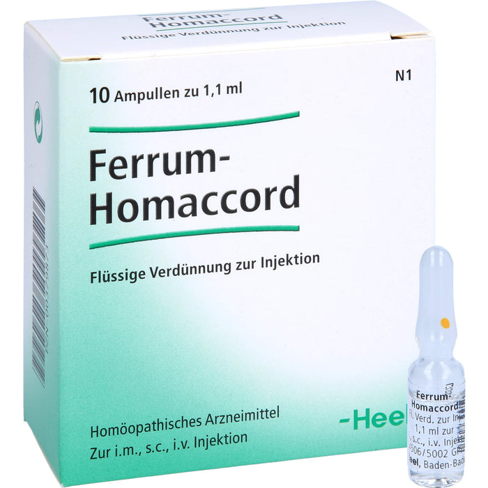 Ferrum-Homaccord Inj.-Lsg., 10 St. Ampullen