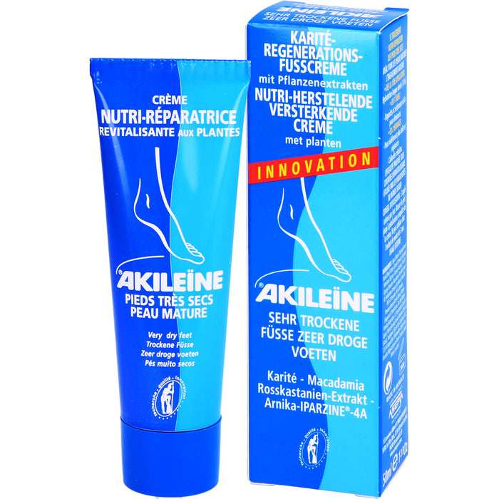 AKILEÏNE Karité-Regenerations-Fusscreme, 50 ml Cream