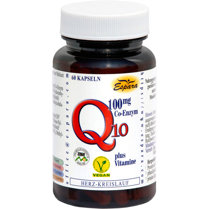 Espara Q10 100 mg Co-Enzym Kapseln, 60 pcs. Capsules