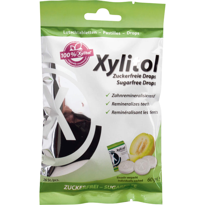 miradent Xylitol Drops Melone, 60 g Candies