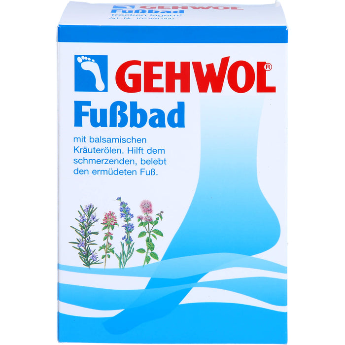 GEHWOL Fußbad mit balsamischen Kräuterölen belebt müde Füße, 250 g Badezusatz