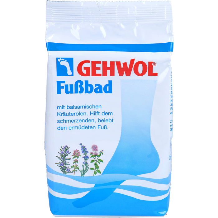 GEHWOL Fußbad mit balsamischen Kräuterölen belebt müde Füße, 250 g Badezusatz