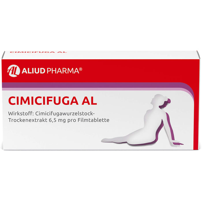 CIMICIFUGA AL Filmtabletten bei Wechseljahresbeschwerden, 60 pc Tablettes