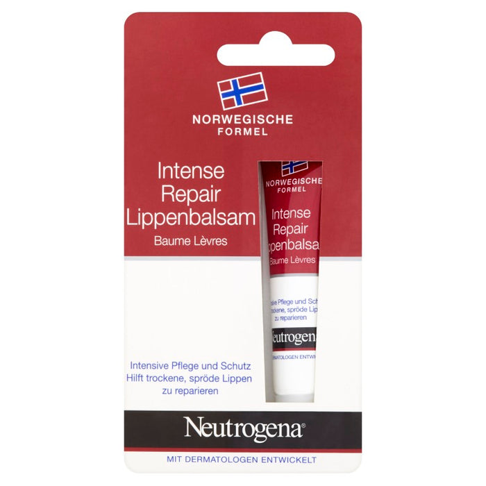 Neutrogena Intense Repair Lippenbalsam, 15 ml Crème