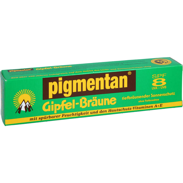 pigmentan Gipfel-Bräune SPF 8 Sonnenschutzcreme, 50 ml Creme