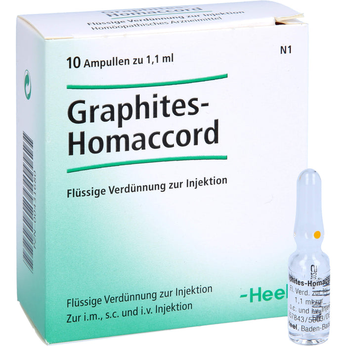 Heel Graphites-Homaccord flüssige Verdünnung zur Injektion, 10 pcs. Ampoules