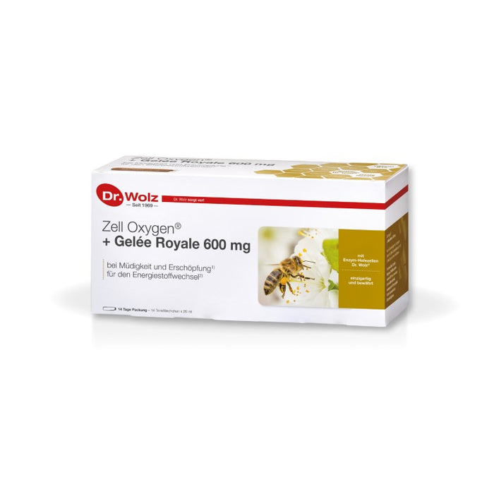 Zell Oxygen + Gelée Royale 600 mg Trinkfläschchen, 14 pcs. Ampoules