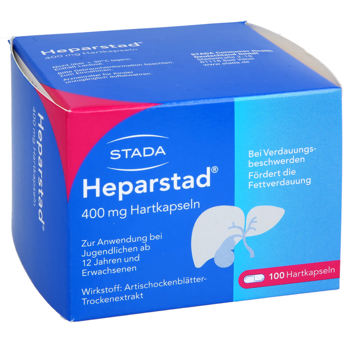 Heparstad 400 mg Hartkapseln, 100 pc Capsules