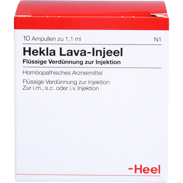 Hekla Lava-Injeel flüssige Verdünnung, 10 pcs. Ampoules