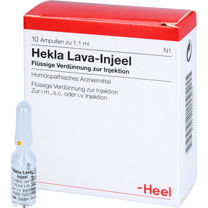 Hekla Lava-Injeel flüssige Verdünnung, 10 pcs. Ampoules