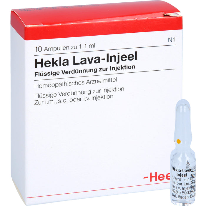 Hekla Lava-Injeel flüssige Verdünnung, 10 pcs. Ampoules