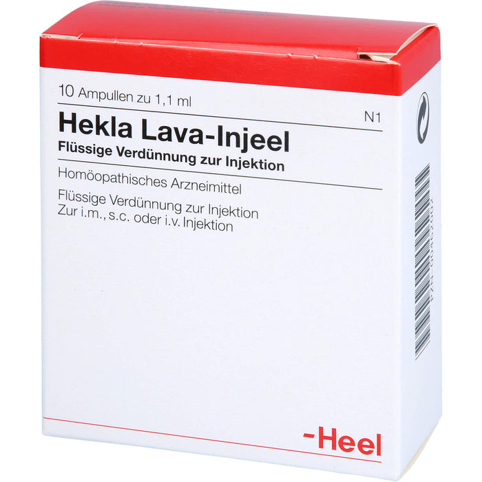 Hekla Lava-Injeel flüssige Verdünnung, 10 pcs. Ampoules