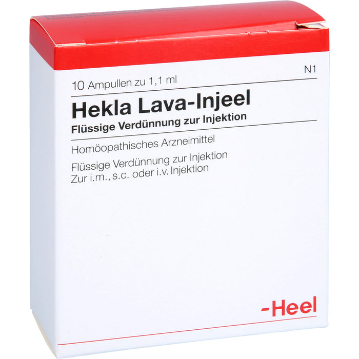 Hekla Lava-Injeel flüssige Verdünnung, 10 pcs. Ampoules