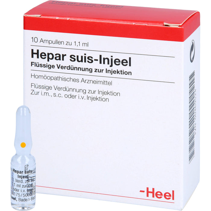 Hepar suis-Injeel flüssige Verdünnung, 10 pcs. Ampoules