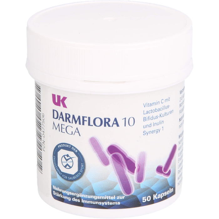 UK Darmflora 10 Mega Kapseln für ein stabiles Immunsystem, 50 pc Capsules