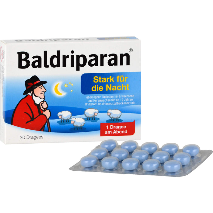 Baldriparan Stark für die Nacht Dragees, 30 St. Tabletten