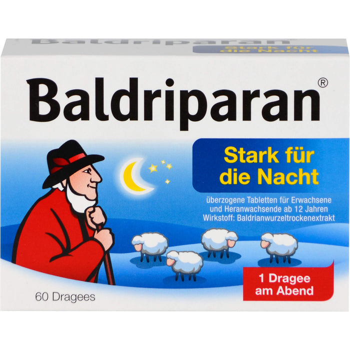 Baldriparan stark für die Nacht Dragees, 60 pcs. Tablets