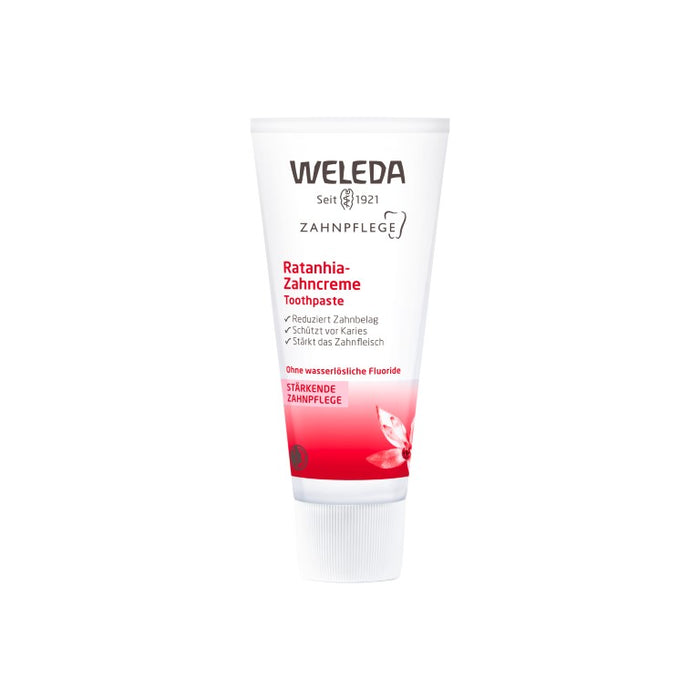 WELEDA Ratanhia-Zahncreme, 75 ml Toothpaste