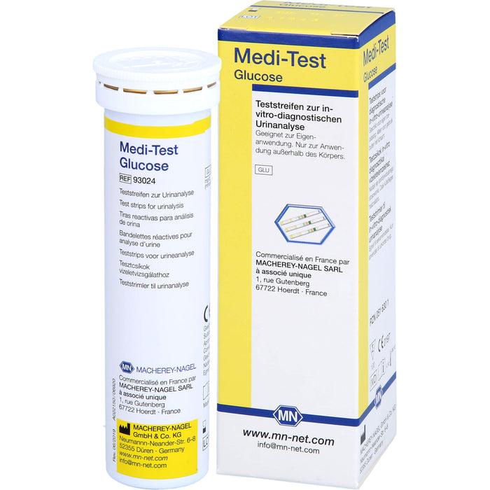 Medi-Test Glucose Urin-Teststreifen, 100 pc Bandelettes réactives