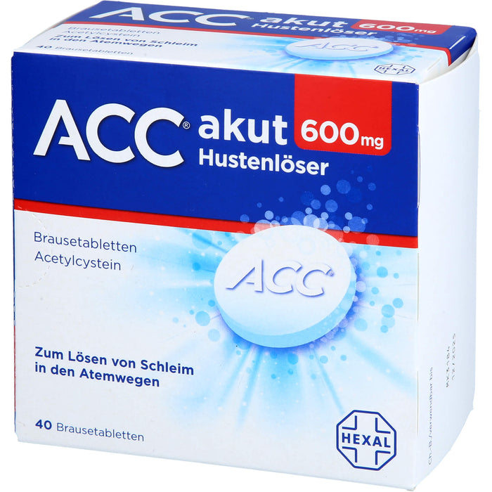 ACC akut 600 mg Hustenlöser Brausetabletten, 40 St. Tabletten