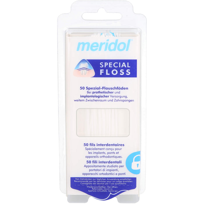 meridol special-floss Spezial-Flauschfäden, 1 pc Fil dentaire