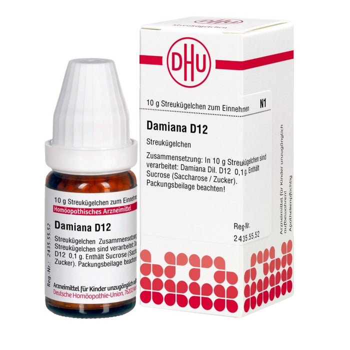 DHU Damiana D12 Streukügelchen, 10 g Globules