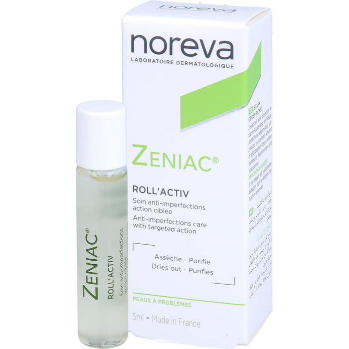 Noreva Zeniac Roll'Activ zur speziellen Behandlung von einzelnen Pickeln, 5 ml Pen