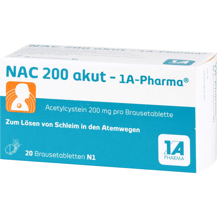 NAC 200 akut - 1 A Pharma, 20 pcs. Tablets