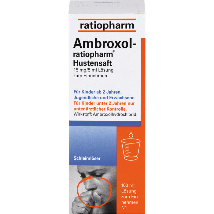 Ambroxol-ratiopharm Hustensaft, 100 ml Lösung