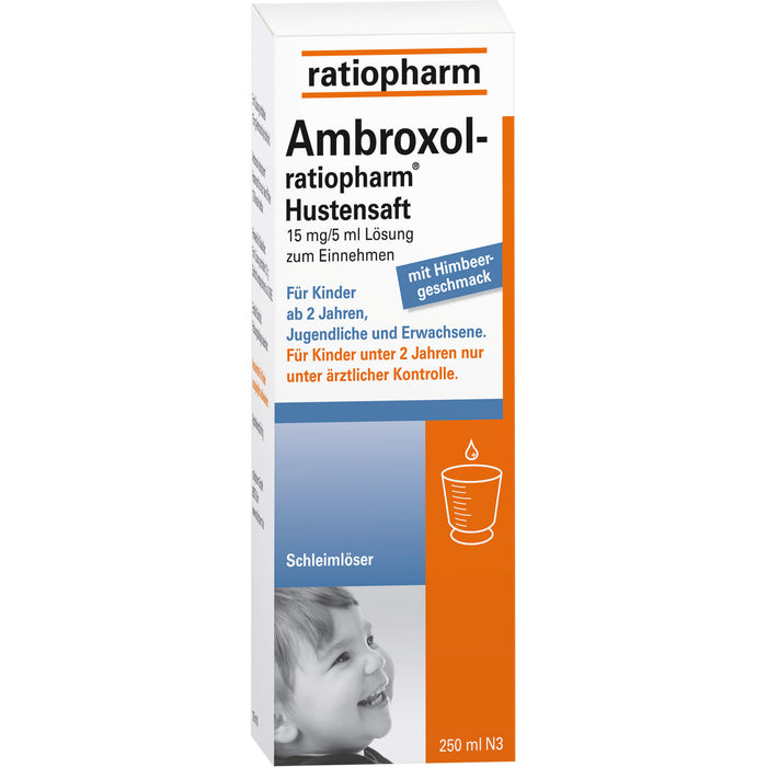 Ambroxol-ratiopharm Hustensaft Schleimlöser, 250 ml Solution