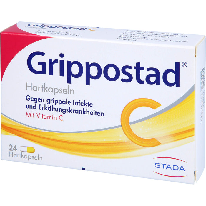 Grippostad C Hartkapseln Original STADA, 24 St. Kapseln