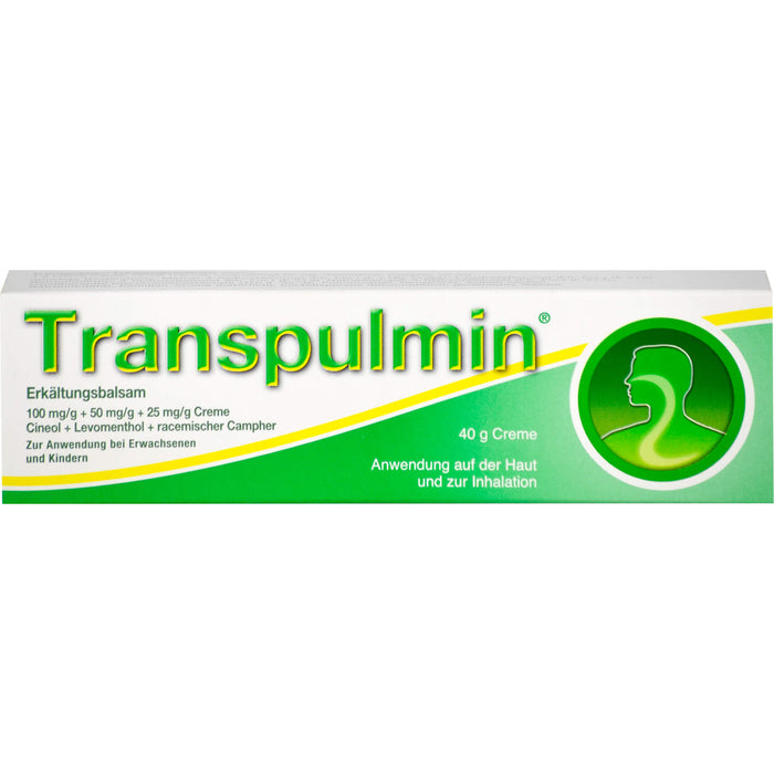 Transpulmin Erkältungsbalsam, 40 g Crème