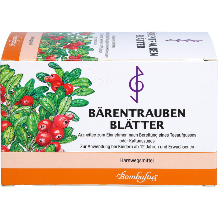 Bombastus Bärentraubenblätter Arzneitee, 20 pc Sac filtrant