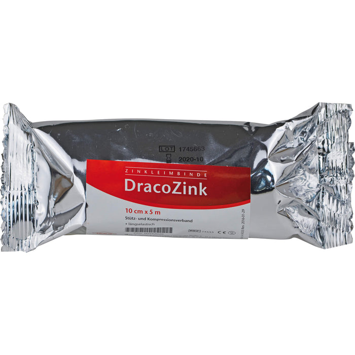 DracoZink Zinkleimbinde 10 cm x 5 m, 1 pcs. Bandage