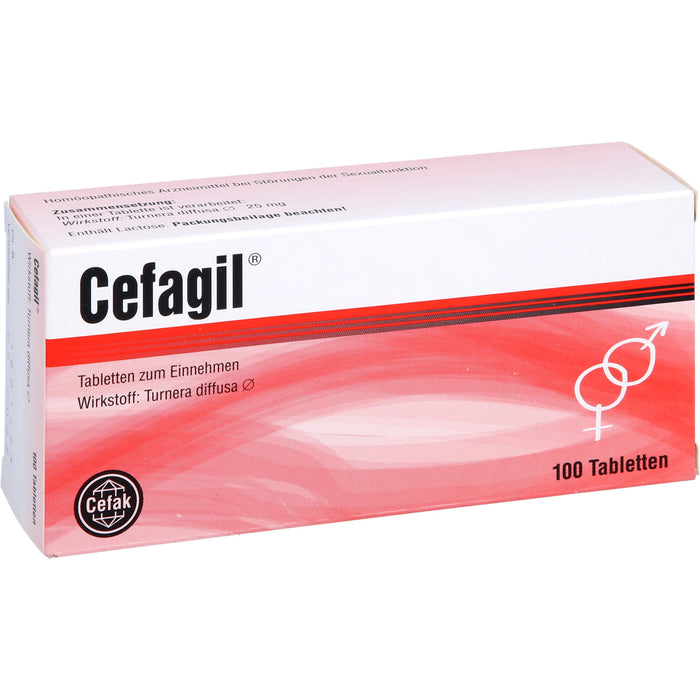 Cefagil Tabletten bei Störungen der Sexualfunktion, 100 pc Tablettes