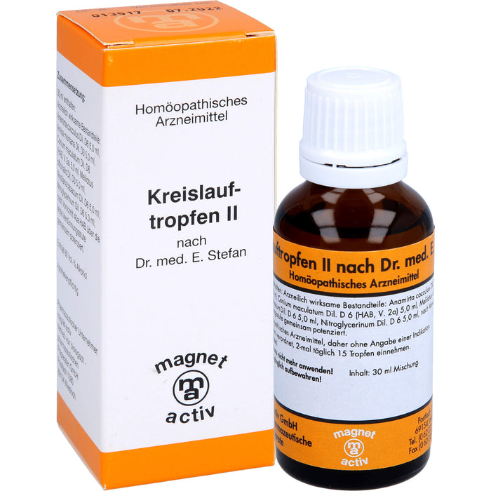 Kreislauftropfen II nach Dr. med. E. Stefan, 30 ml Lösung