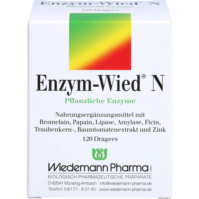 Enzym-Wied N natürliche Enzyme Dragees, 120 pcs. Tablets