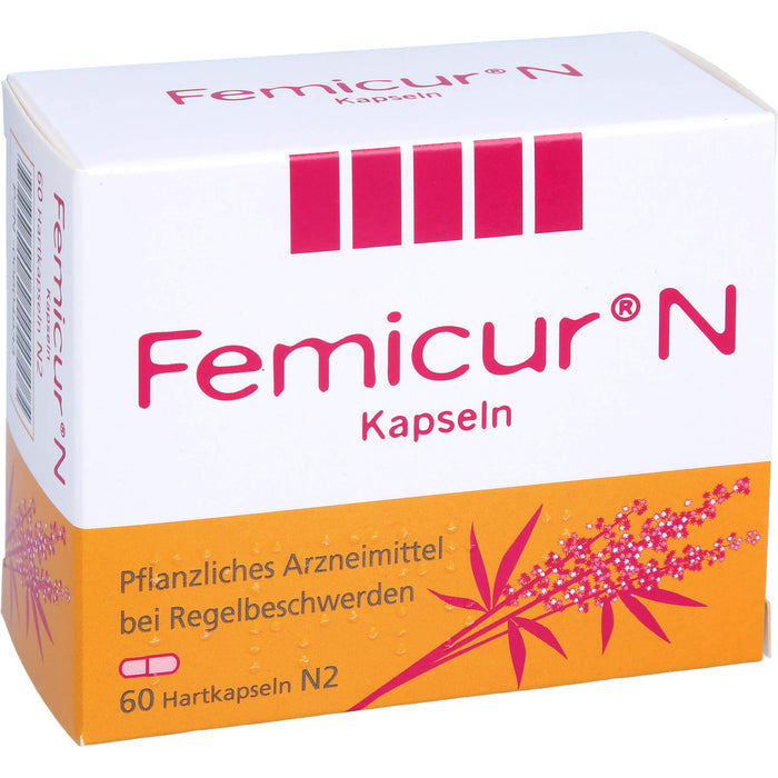 Femicur N Kapseln bei Regelbeschwerden, 60 pc Capsules