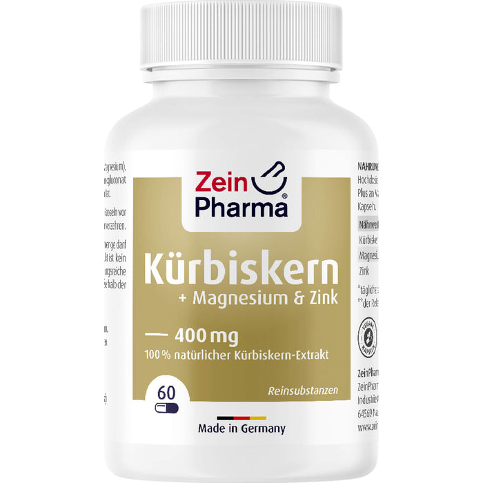 Kürbiskern Plus Zink + Magnesium, 60 St KAP