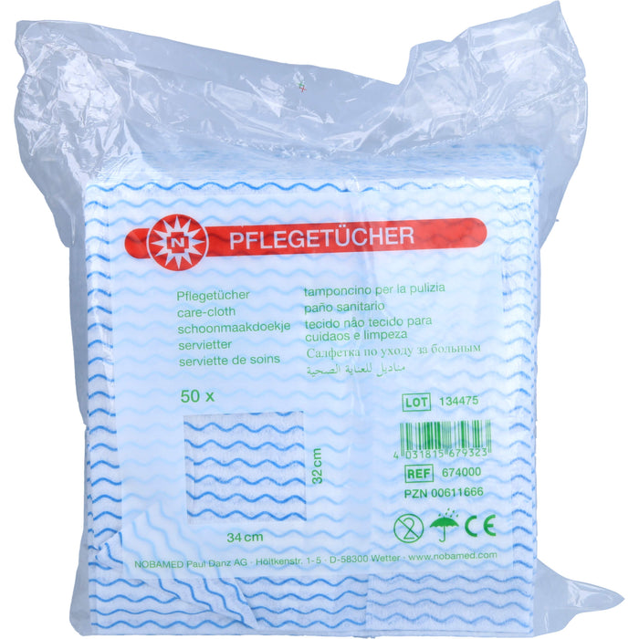 NOBAMED Pflegetücher 32 x 34 cm, 50 pcs. Cloths