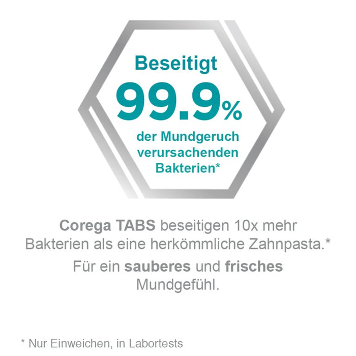 COREGA Tabs Rapid Rundumschutz Gebissreinigungstabletten, 66 pcs. Tablets