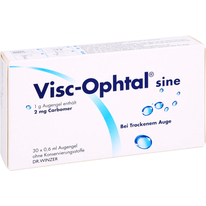 DR.WINZER Visc-Ophtal sine Augengel bei trockenem Auge, 30 St. Gel