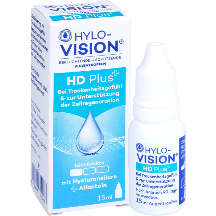 Hylo-Vision HD plus Augentropfen, 15 ml Lösung