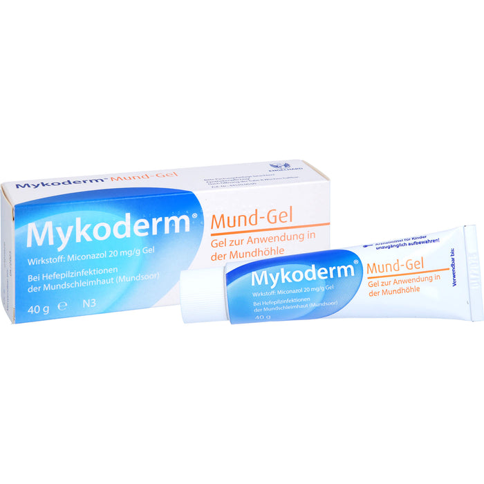 Mykoderm Mund-Gel mit Schokoladen-Orangen-Geschmack, 40 g Gel