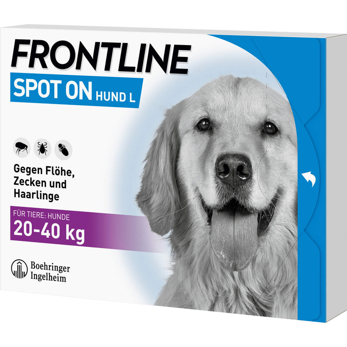 FRONTLINE Spot on Hund L 20-40 kg Pipetten, 3 St. Ampullen